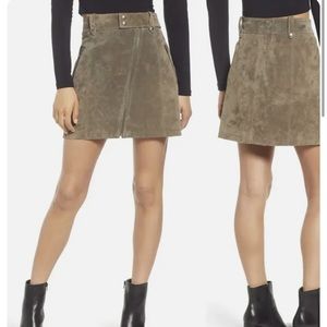 BLANKNYC Zip Leather Miniskirt NWT